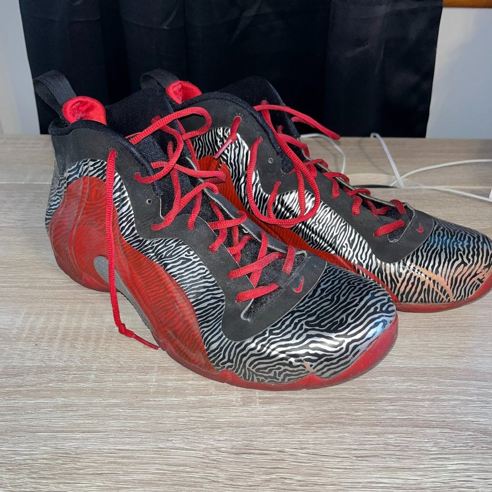 Nike Flightposite Zebra Basketball Shoes